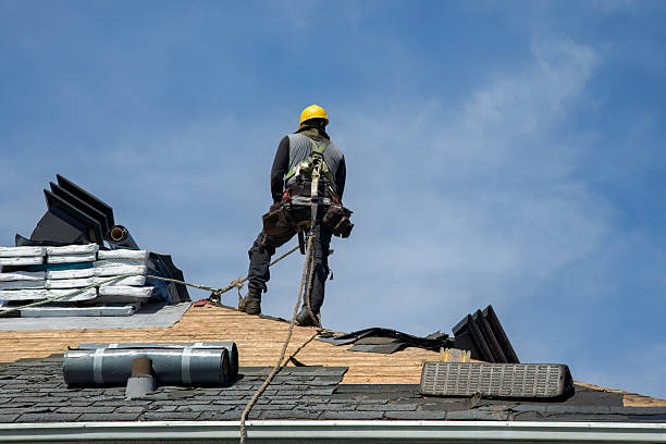Professional Roof Replacement technician working in Prince Frederick, MD